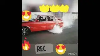 red Bmw E30 burnouts SA best #DalaSeth