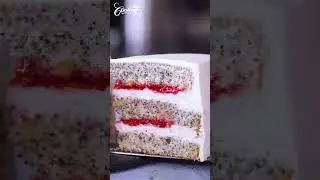Ultimate Strawberry Poppy Seed Cake!