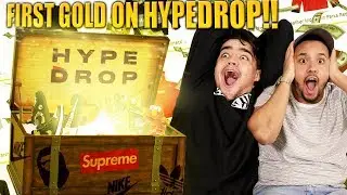 FIRST GOLD ON HYPEDROP!! UNBOXING ONLINE HYPEBEAST MYSTERY BOXES WITH SPIN THE WHEEL!!