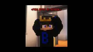 Girls vs Boys In Minecract School 💀