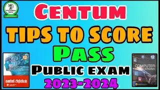 Tips to score in Public Exam 2024 for 12th CS & CA