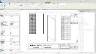 Чертеж сборного железобетона Revit 2026 с шаблоном дисциплины
