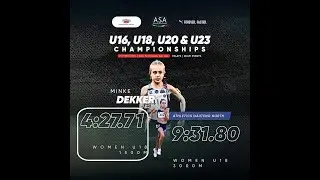 ASA Champs 2025 1500m final W18