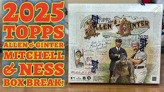 Эксклюзивный бокс-стоп от Mitchell & Ness 2025 года от Topps Allen & Ginter Baseball!