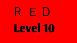 RED Level 10. Android IOS Gameplay Walkthrough By Bart Bonte