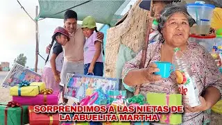 Sorprendimos a las nietas de la abuelita Martha y su reacción nos llenó el corazón