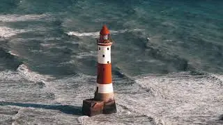 Seven Sisters Cliff 4K - Scenic Relaxation Film with Nordic Music