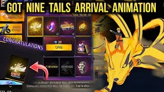 New Arrival Animation - Wrath Of The Nine Tails | New Faded Wheel Free Fire