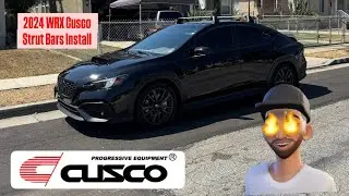 Subaru WRX Cusco Strut Tower Bar Install - Walkthrough