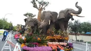 San Diego Zoo Wildlife Floatfest Rose Parade Float Pasadena California USA January 3, 2026