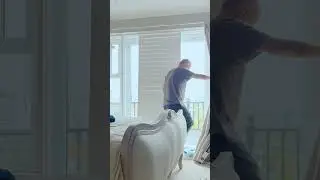 Hardwood Shutter Fit to Bedroom Balcony Doors #home #windowshutters