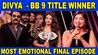 🔥திவ்யா - TITLE WINNER | MOST EMOTIONAL FINAL EPISODE🔥 | Biggboss Weekend Episode Tamil Season 9