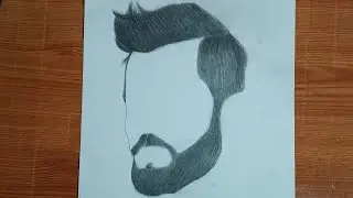 How I draw hair step by step 