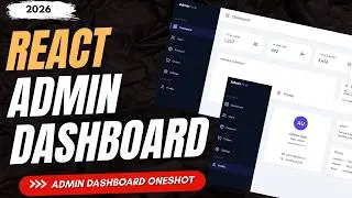 How to Build a Modern Admin Dashboard with React & Tailwind CSS | Step by Step Explained