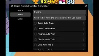 Punch Monster Simulator Script GUI Hack - Auto Train, Infinite Wins, Teleports *PASTEBIN 2023*