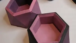 Humble HEXAGON #silicone  #cementcraftideas #paintedrocks