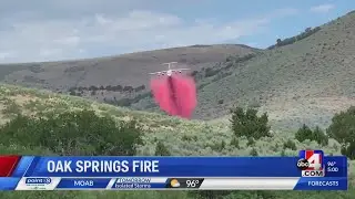 Utah National Guard responding to Oak Springs Fire near Camp Williams