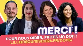 🔴 EN DIRECT - Voeux de Lille insoumise avec Lahouaria Addouche, A. Trouvé, A. Le Coq, M. Aubry