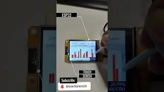 ESP32 Touch Screen Display #esp32 #homeassistant #technology #smarthome #iot
