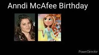 Anndi McAfee Birthday