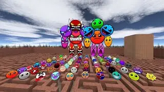 Unlimited Nextbots Lobotomy Dash And Big Demon Titar Lobotomy Titan Nextbot Gmod  #Happy Nextbot
