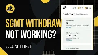 🔥 How to Withdraw SGMT Tokens || SGMT token Listing || 🤩 SGMT token withdraw Trick || SGMT token ||