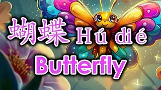 hu die | 蝴蝶 蝴蝶 生得真美丽 | Butterfly song| Butterfly in Chinese | hu die ge | Chinese song for kids