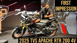 2025 TVS Apache RTR 200 4V | First Impression | Updated TVS Apache RTR 200 4V |