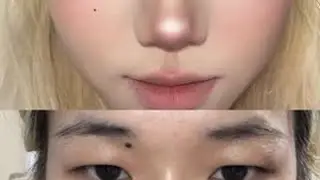 爆改妆教7.0之美式甜妹妆！#妆教 #妆容教程 #新手化妆教程 #肿眼泡 #分享妆容