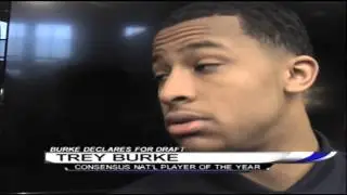 Burke Declares for Draft