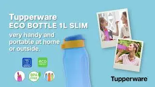 Tupperware Eco Bottle 1L Slim