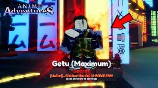 🔴LIVE - [⛩️UPDATE 6.5] Anime Adventures GETO HUNT (CURSED PARADE)