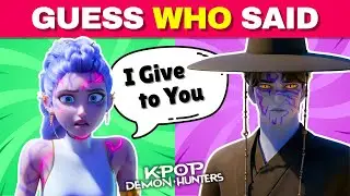 Guess Who Said This? 🤔 | Kpop Demon Hunters Quiz Challenge!