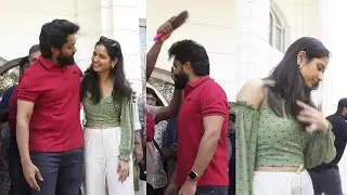 Kalyan Ram & Ashika Ranganath Visuals From Amigos Success Celebrations | Mana Cinemaa