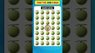 Find the odd one out | Spot the odd one out | spot the difference #oddemoji #shots 🍈🫑