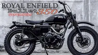 CUSTOM | Royal Enfield Bullet 350 &ldquo;Scrambler&rdquo; by K- Speed