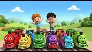 Eight Little Toy Fire Trucks Whoosh Whoosh | Emergency Vehicle Song for Kids
