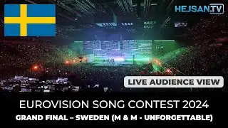 Eurovision 2024 - Grand Final Live Show: 🇸🇪 Sweden, Marcus & Martinus - Unforgettable(Audience view)