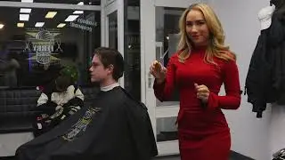 💈DUTCH LADY BARBER💈ASMR
