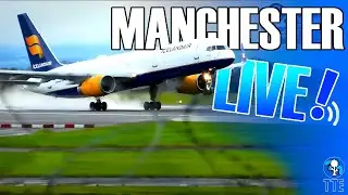 Manchester Airport Live! Stunning Close Up Aviation! #planespotting #manchesterairportlive