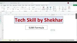 Master the SUM Formula in Excel | Quick 5-Minute Guide | Excel Mastry by SHEKHAR