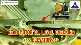ПРОВЕРКА УРОВНЯ МАСЛА В МОТОР-РЕДУКТОРЕ #johnson Lift.