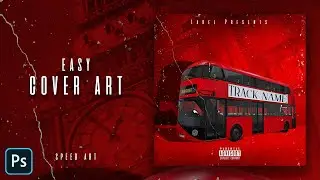 EASY Cover Art Design | Photoshop Tutorial | UK Drill:Rap Artist | DA CAPITAL | Speed Art