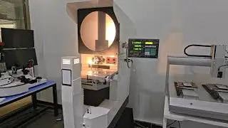 High-Accuracy Horizontal Profile Projector for QC & Inspection