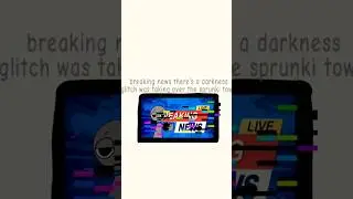 Part 1 Darkness Breaks into SPRUNKI TOWN #viralvideo #animation #flipaclip #fyp #sprunki #highlights