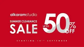 Alkaram Studio -  Summer Clearance Sale | Up to 50% Off