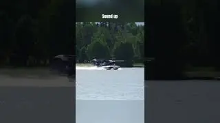 Sound up for this departure from Lake Hood.