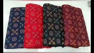 Pure cotton blouse pieces