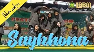 Yel yel unik lbbm putri (saykhona)