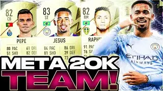 SUPER META 20K TEAM FIFA 22 (Get More Wins)! | FIFA 22 20K SQUAD BUILDER!